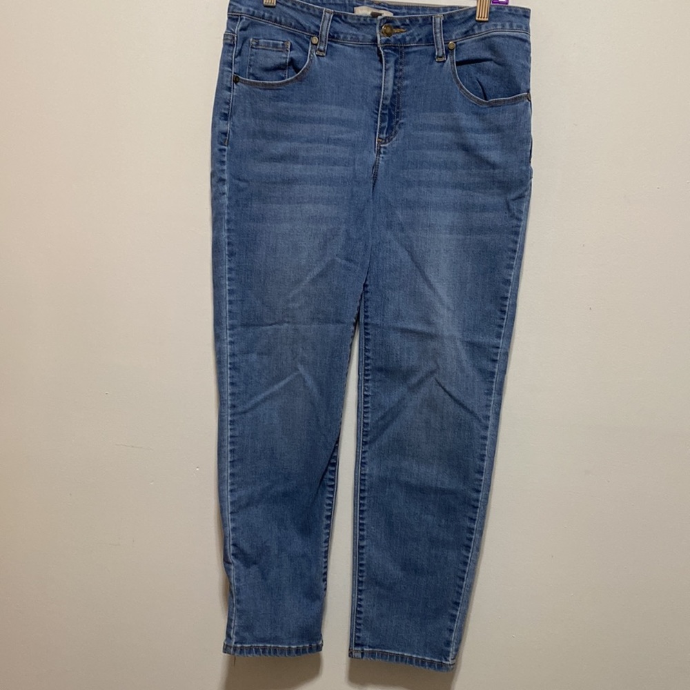 Woman within stretch midrise ankle jeans - Picture 2 of 7